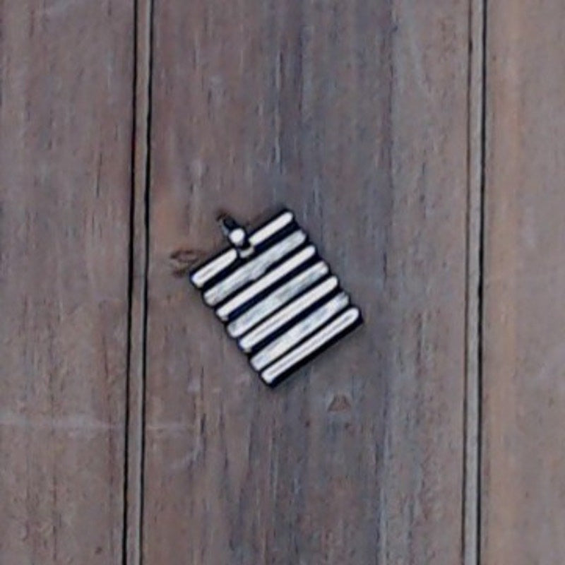 Stainless Pendant ~ Approx 1' x 1' x .25