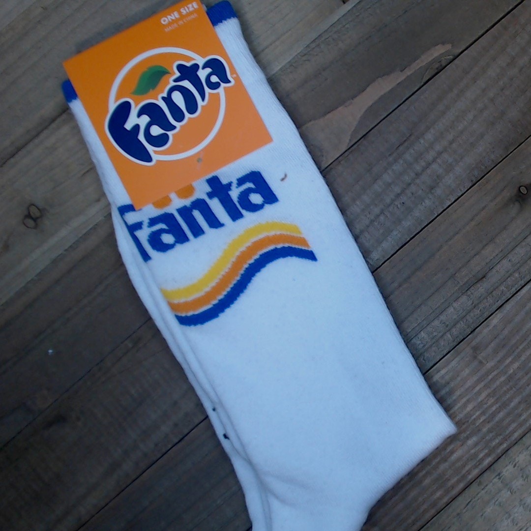 Novelty Socks ~ Fanta ~ One Size